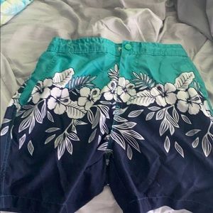 Men’s bathing suit bottoms.